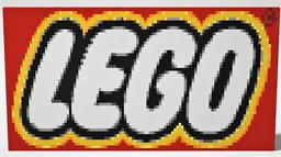 LEGO LOGO Pixelart