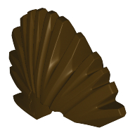 Lego Hair Mohawk / Dark Brown