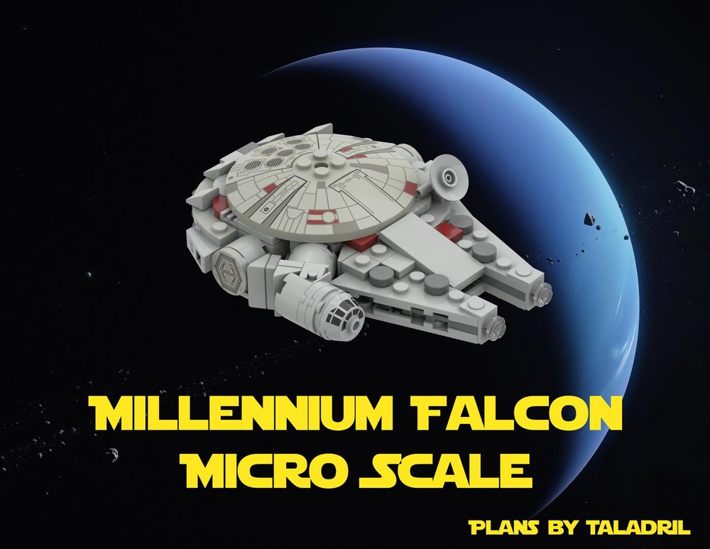Lego Millennium-Falcon Micro Scale