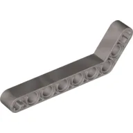 Technic Beam 1 x 9 Bent (7 - 3) Thick / Metallic Silver