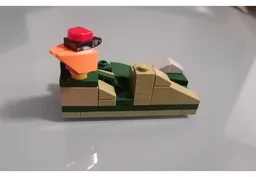 Diorama with bird