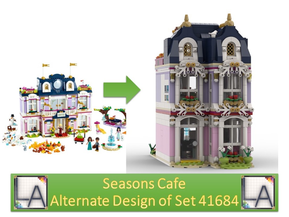Lego Seasons Cafe - Alternate Design of Set 41684
