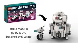40413 Model B: R2-D2 & D-O