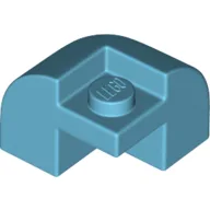 Brick Round, Curved 2 x 2 x 1 1/3, Corner / Medium Azure