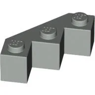 Brick Wedged 3 x 3 Facet / Light Gray