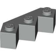 Lego Brick Wedged 3 x 3 Facet / Light Gray
