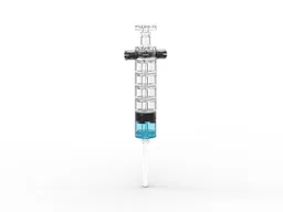 COVID-19 vaccine syringe