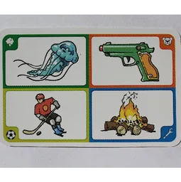 Game Card, Creationary, 105 Jelly Fish / [No Color/Any Color]