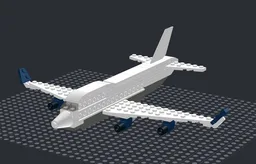 Mini Lego Boeing 747-400