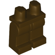 Lego Hips and Dark Brown Legs / Dark Brown
