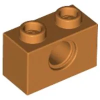 Technic Brick 1 x 2 [1 Pin Hole]