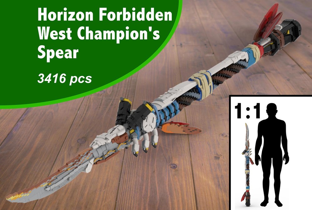 Lego Horizon Forbidden West 1:1 scale Champion's Spear
