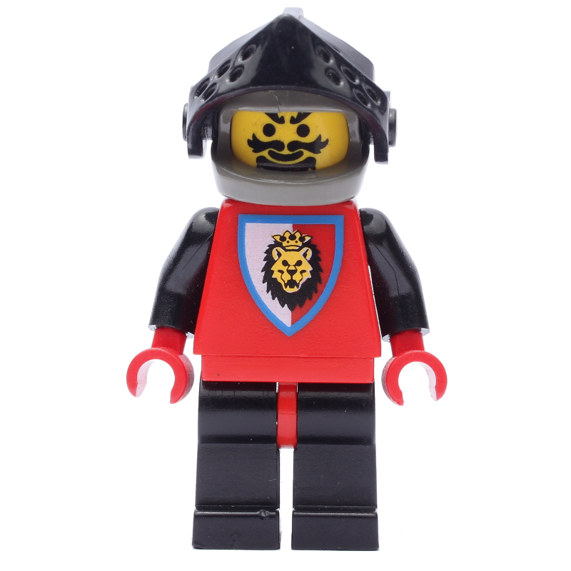 Lego Knight (Royal Knights) - Black Legs, Dark Gray Helmet