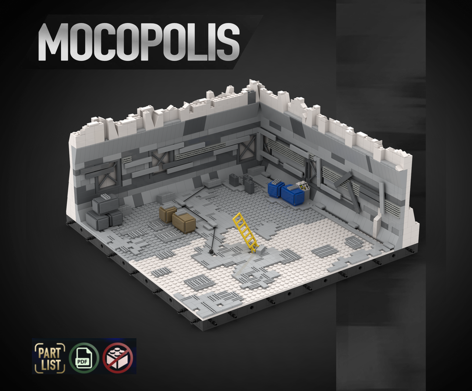 Lego Echo Base p.1: Parking lot for the X-type fighter.