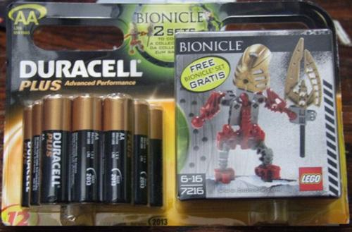 Lego Gold Good Guy - looking Right (Duracell 12 pack AA) {Turaga Lhikan}