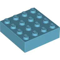 Brick Magnet, 4 x 4 / Medium Azure