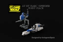 AT-RT Barc speeder 501st pack