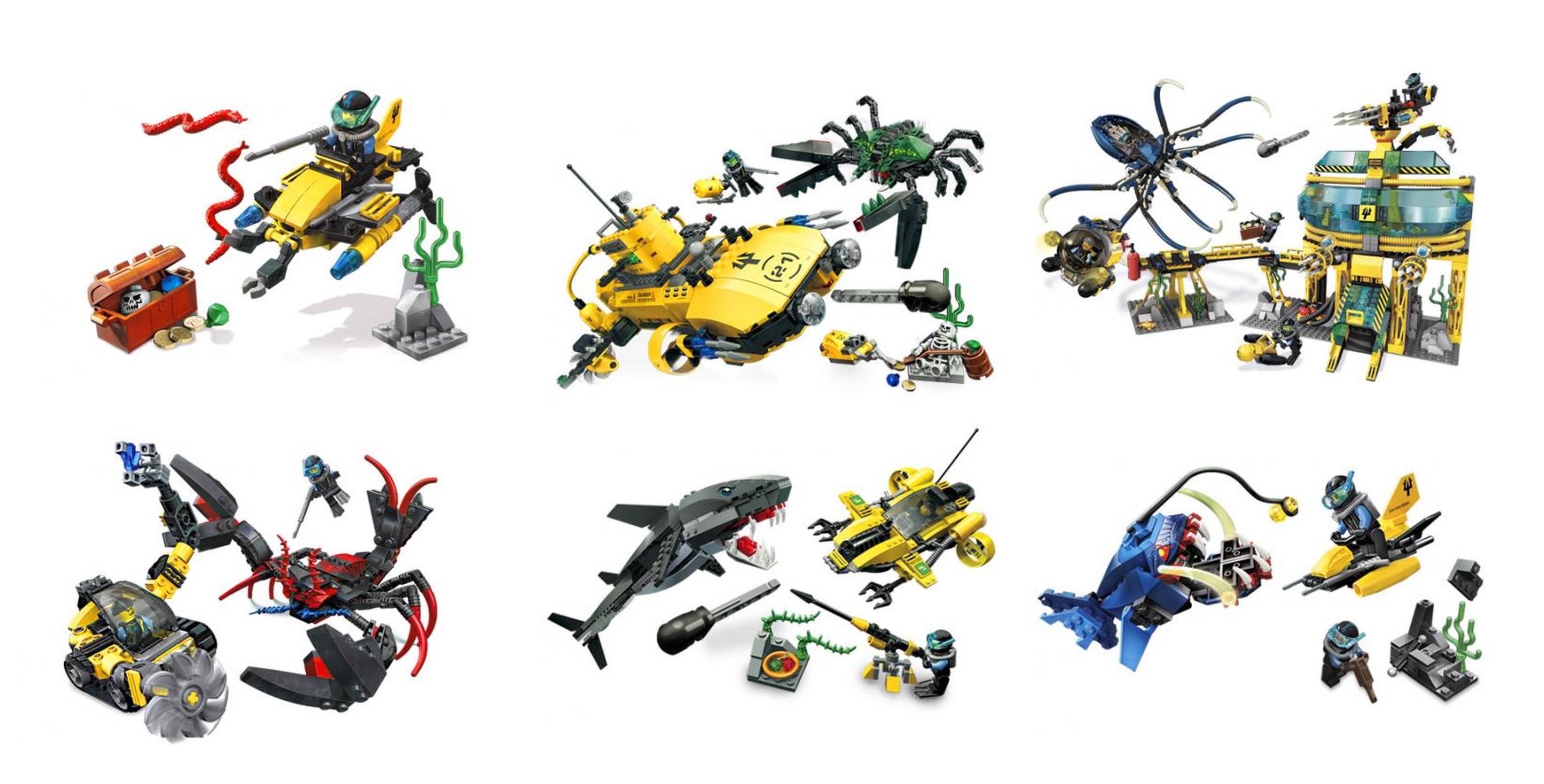 Lego Complete Aqua Raiders Collection