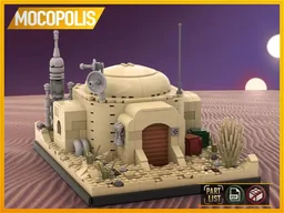 LEGO MOC SW Owen Lars' Home on Tatooine | PDF instructions (NO PARTS)