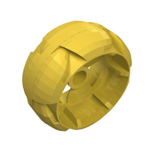Lego Wheel 32mm Znap Propeller / Yellow