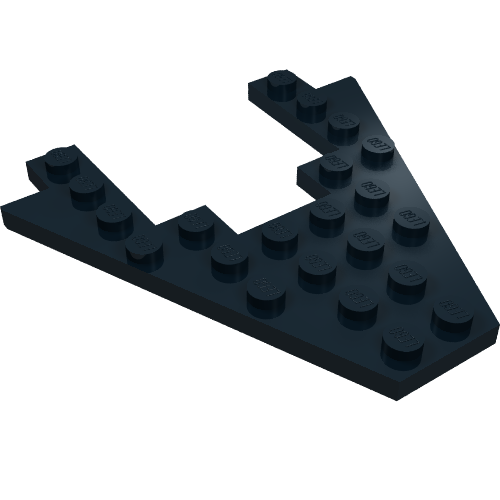 Lego Wedge, Plate 8 x 8 with 4 x 4 Cutout