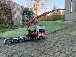 Large knuckle boom crane