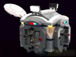 Lunar Research Base Connector Module Space Expansion
