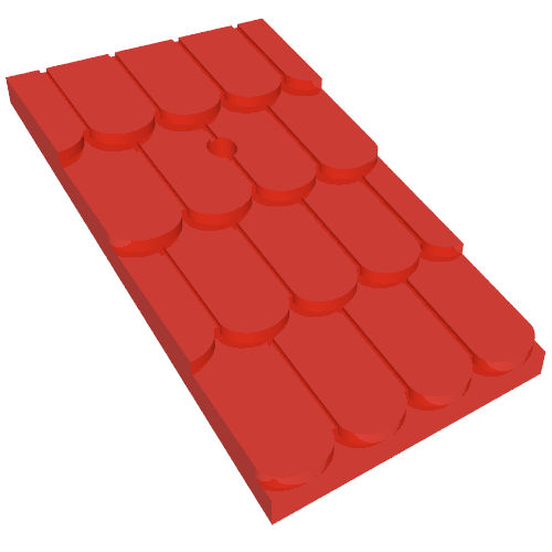 Lego Fabuland, Roof Slope with Chimney Hole