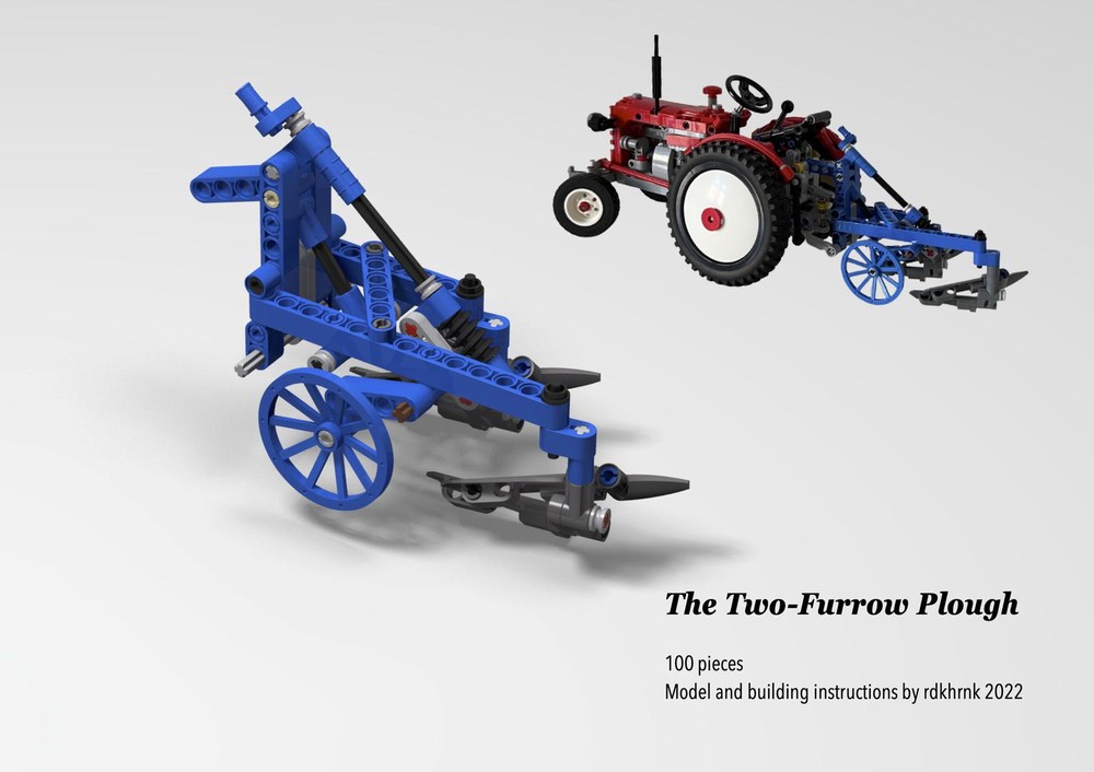 Lego Two furrow plough for Zetor 25K