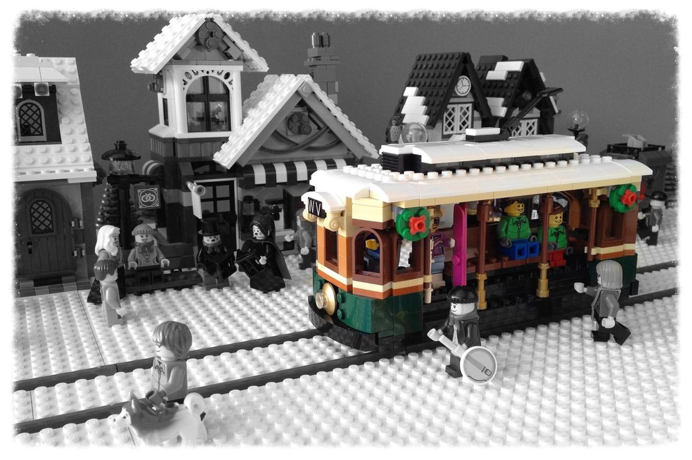 Lego Winter Village Tram