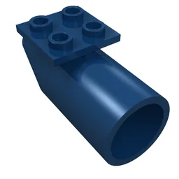 Engine Smooth Large [2 x 2 Thin Top Plate] / Dark Blue