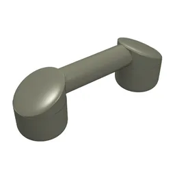 Bar 1 x 3 (Radio Handle, Phone Handset) / Dark Gray