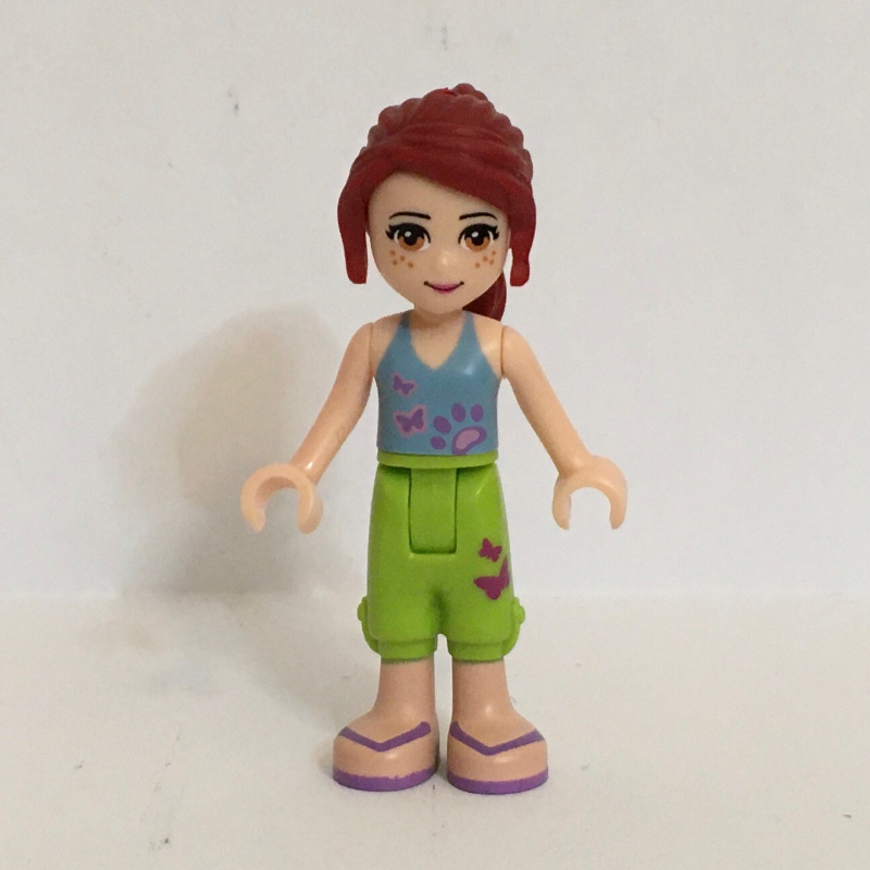Lego Mia - Medium Blue Top, Lime Shorts