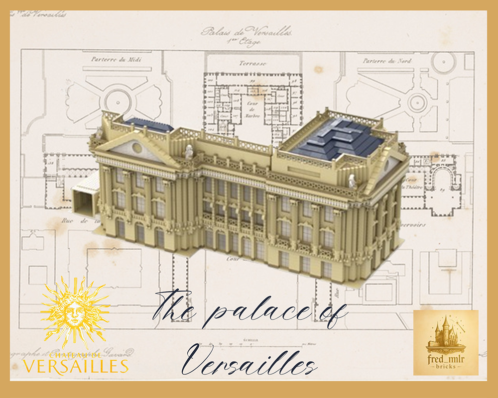 Lego Château de Versailles part 4 - LEGO Model (5141 pieces)