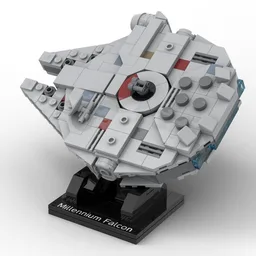 Micro Millennium-Falcon Display Set