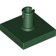 Tile Special 2 x 2 with Top Pin / Dark Green