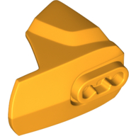 Lego Large Figure Limb Cover, Size 4, Armor with Ball Joint Socket / Bright Light Orange