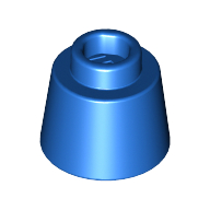 Lego Cone 1.17 x 1.17 x 2/3 (Fez) / Blue