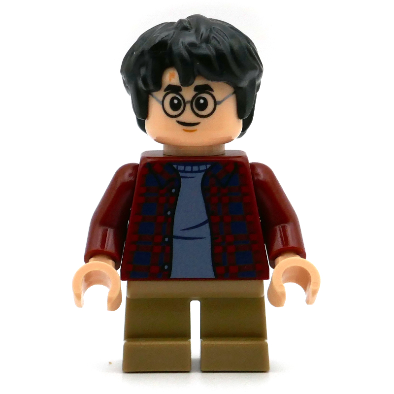 Lego Harry Potter, Dark Red Jacket, Dark Tan Legs