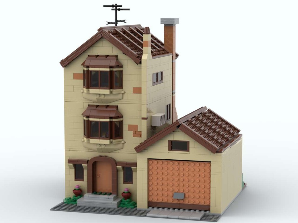 Lego Modular Simpsons House