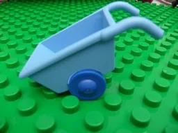 Duplo Wheelbarrow with Blue Wheels