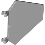 Flag 5 x 6 Hexagonal with C Clips / Light Bluish Gray
