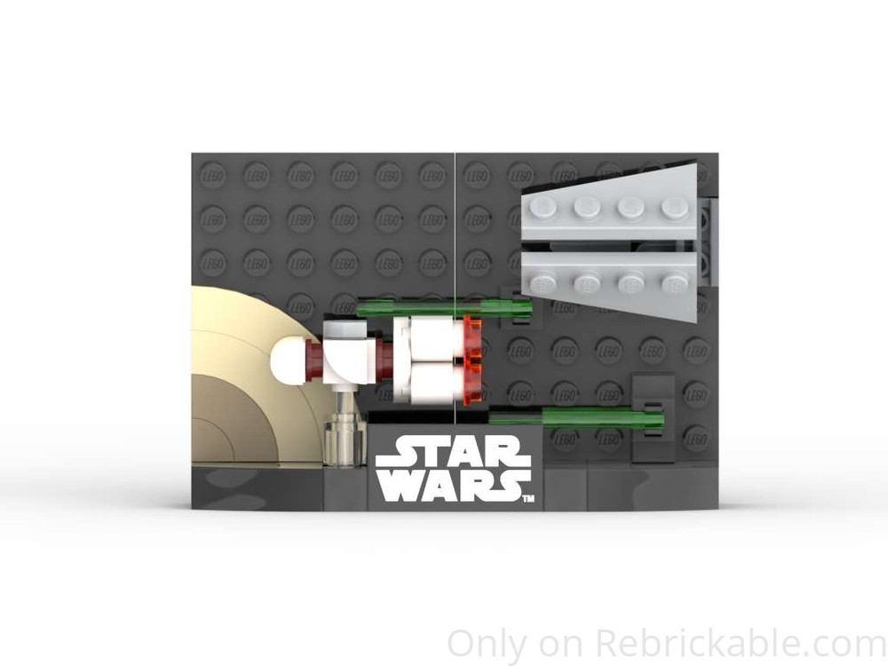 Lego Plate "SW Ep IV - A New Hope" Insert for set 40774