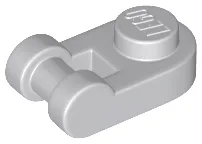 Plate Special 1 x 1 Rounded with Handle / Light Bluish Gray