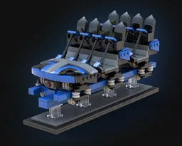 Giga Coaster Roller Coaster Model