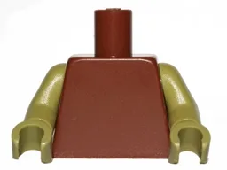 Torso Plain / Olive Green Arms / Olive Green Hands
