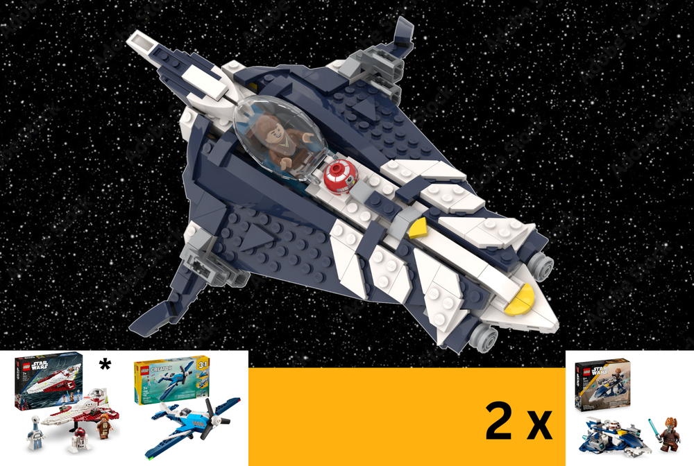 Lego Anakin's Azure Angel (2 x 75400 31160 75333)