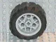 Wheel 30.4mm D. x 20mm with 3 Pin Holes with Black Tire 43.2 x 22 H (44292 / 44308) / Light Gray