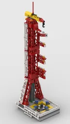 MOC LUT Saturn V For Rocket 35cm/13.75 Inches