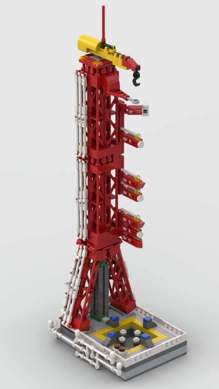 Lego MOC LUT Saturn V For Rocket 35cm/13.75 Inches